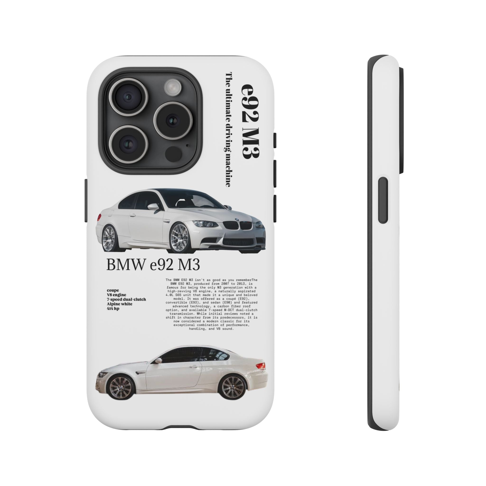 BMW e92 M3 phone case