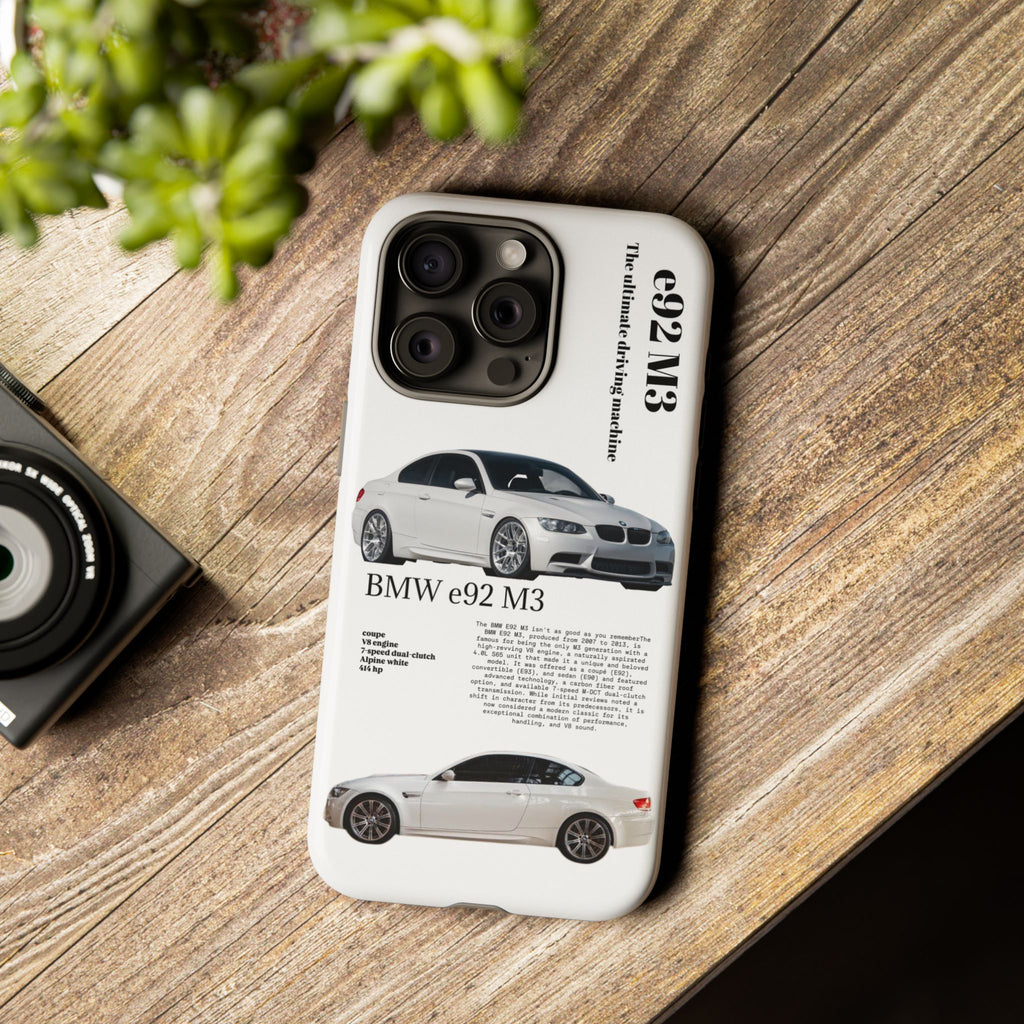 BMW e92 M3 phone case