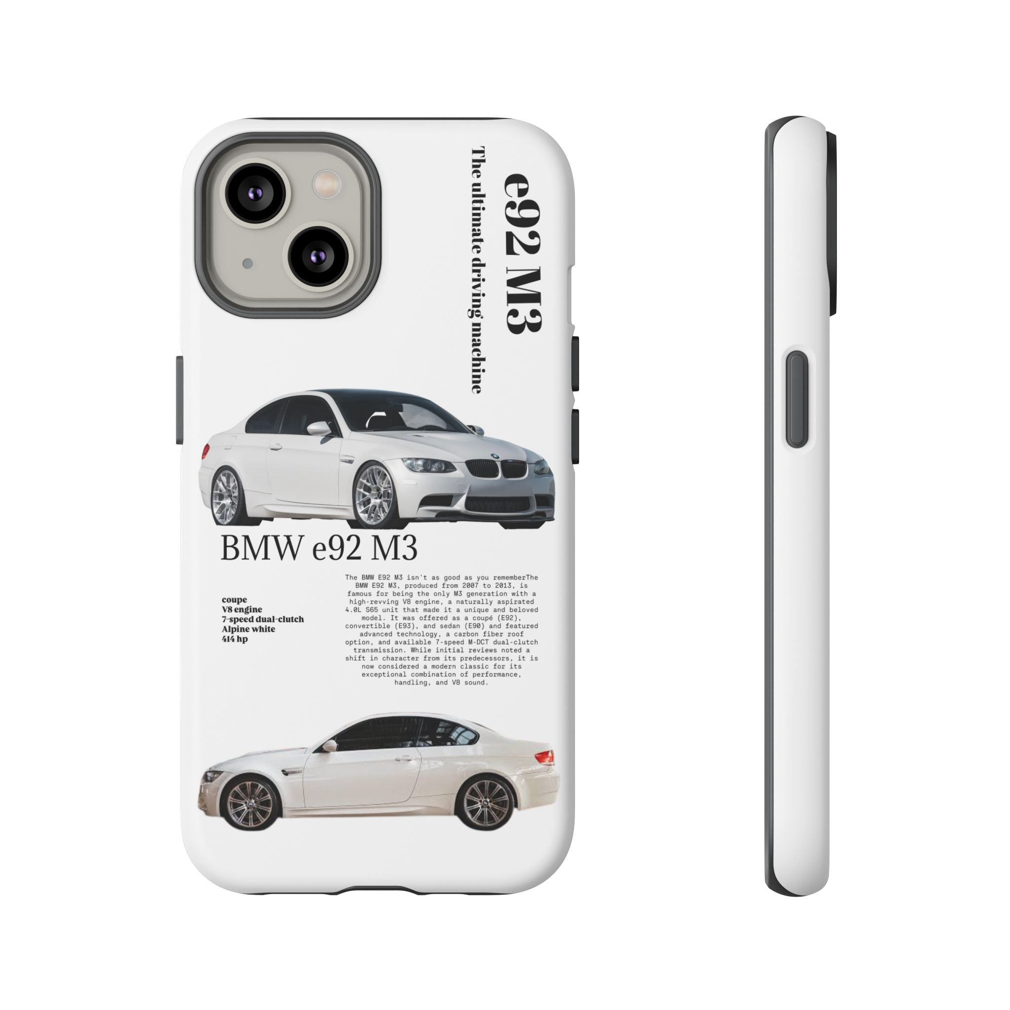 BMW e92 M3 phone case
