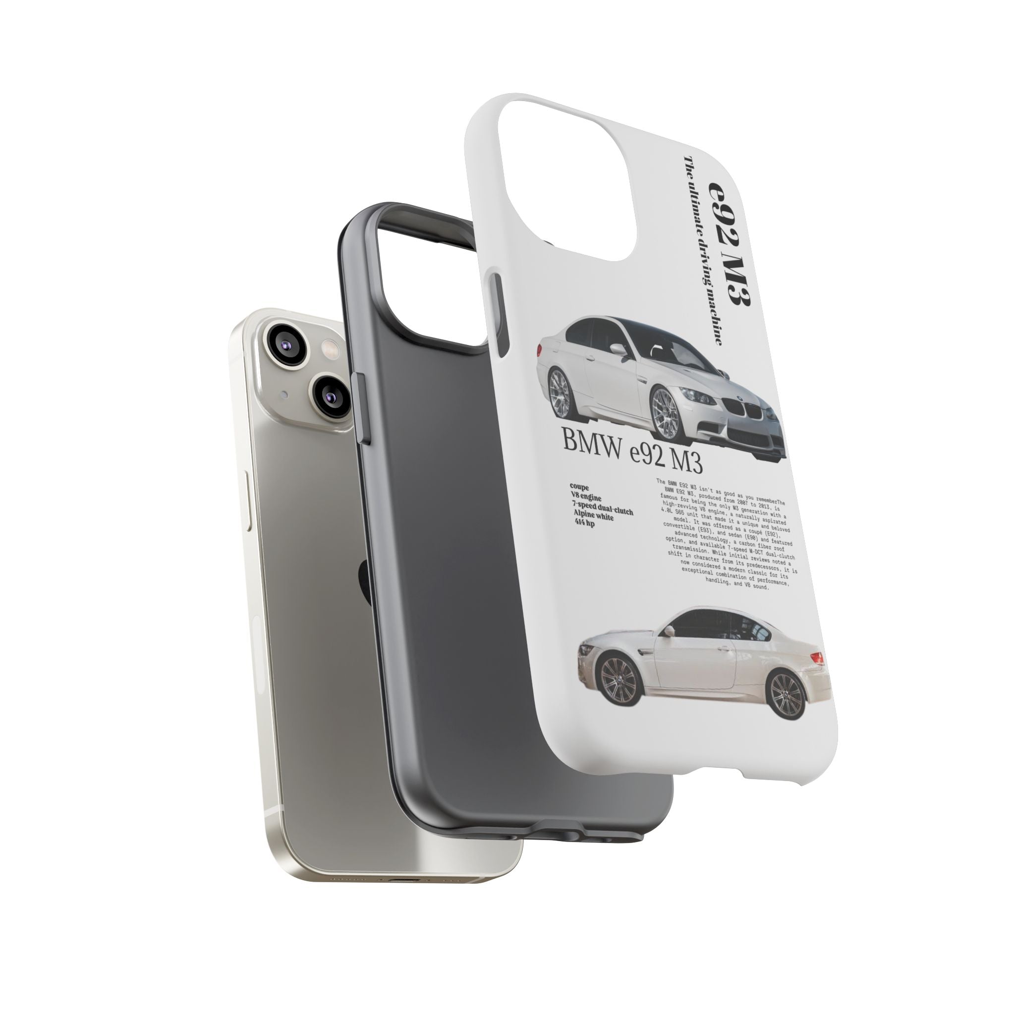 BMW e92 M3 phone case