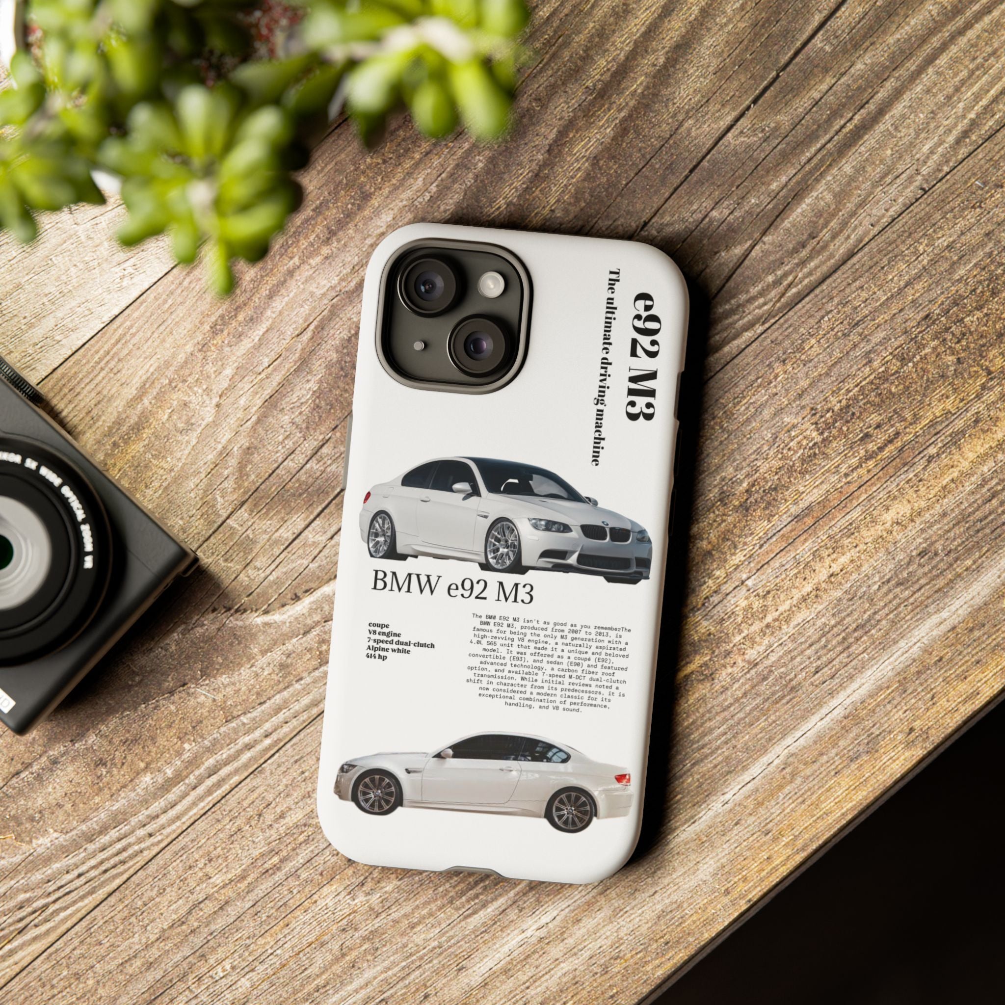 BMW e92 M3 phone case