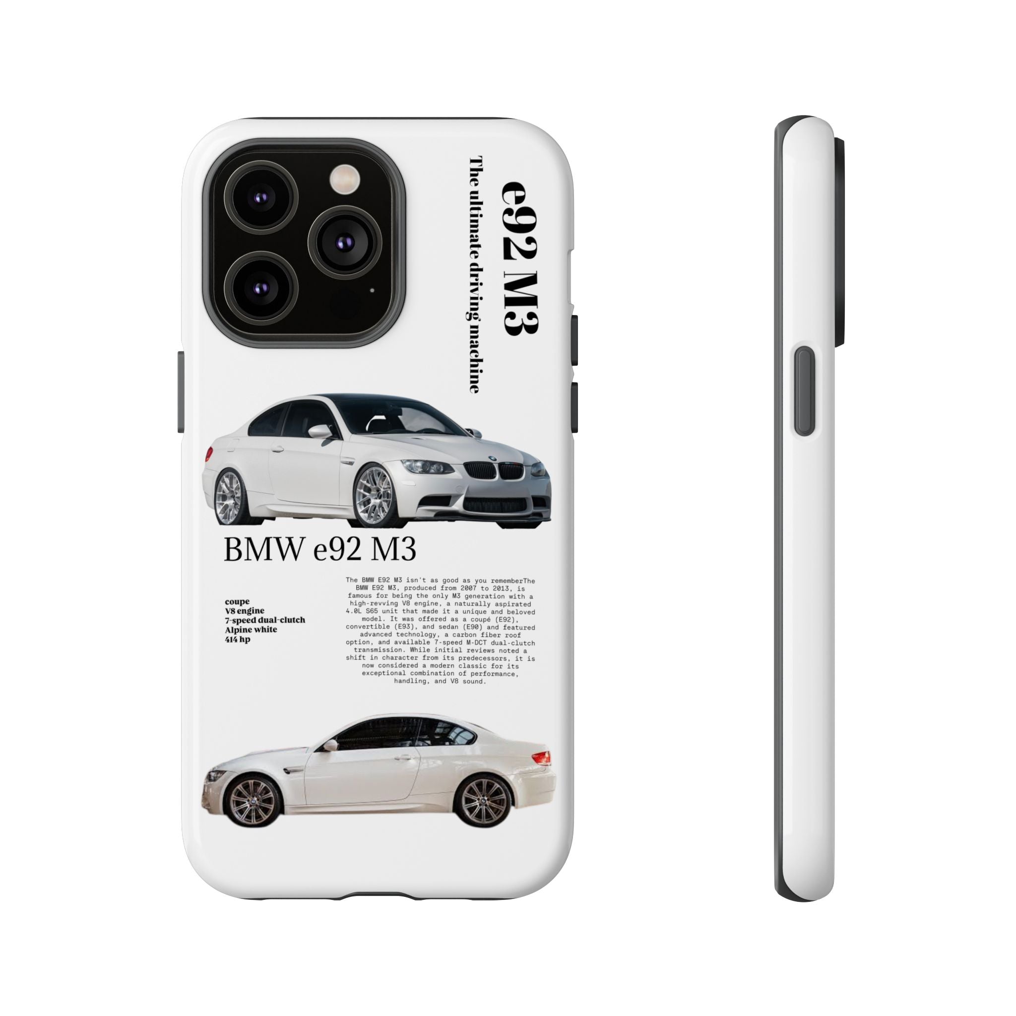 BMW e92 M3 phone case