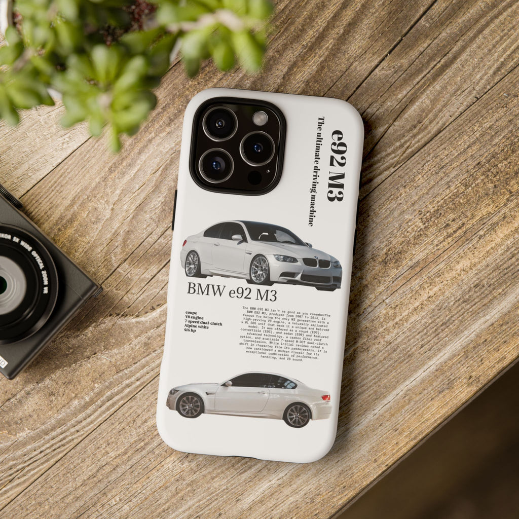 BMW e92 M3 phone case