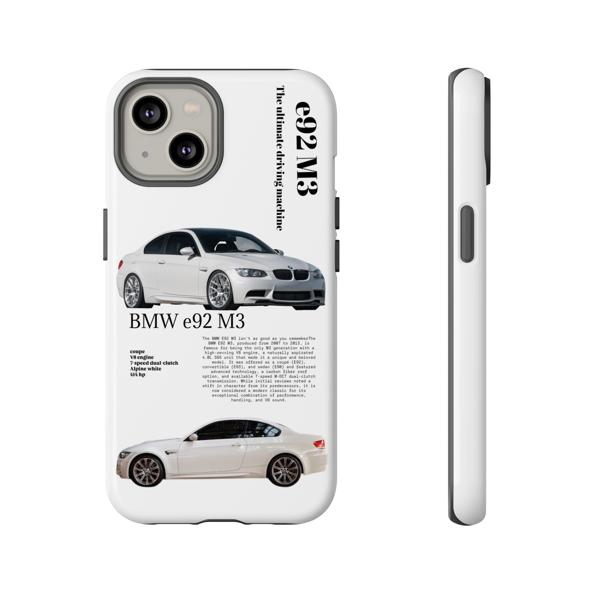 BMW e92 M3 phone case