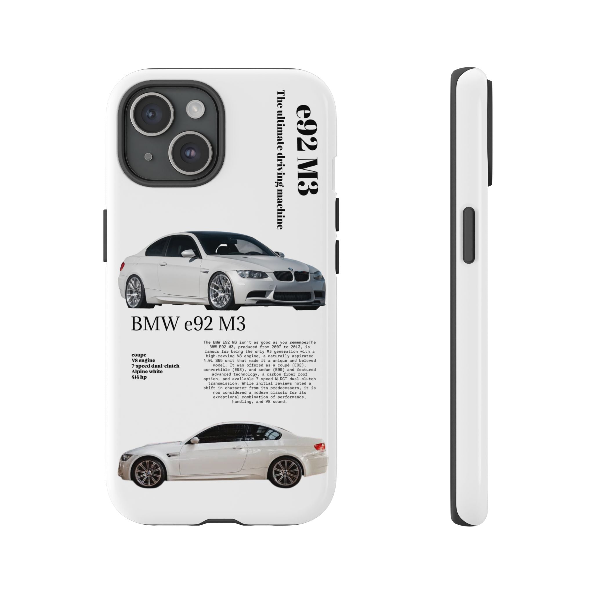 BMW e92 M3 phone case