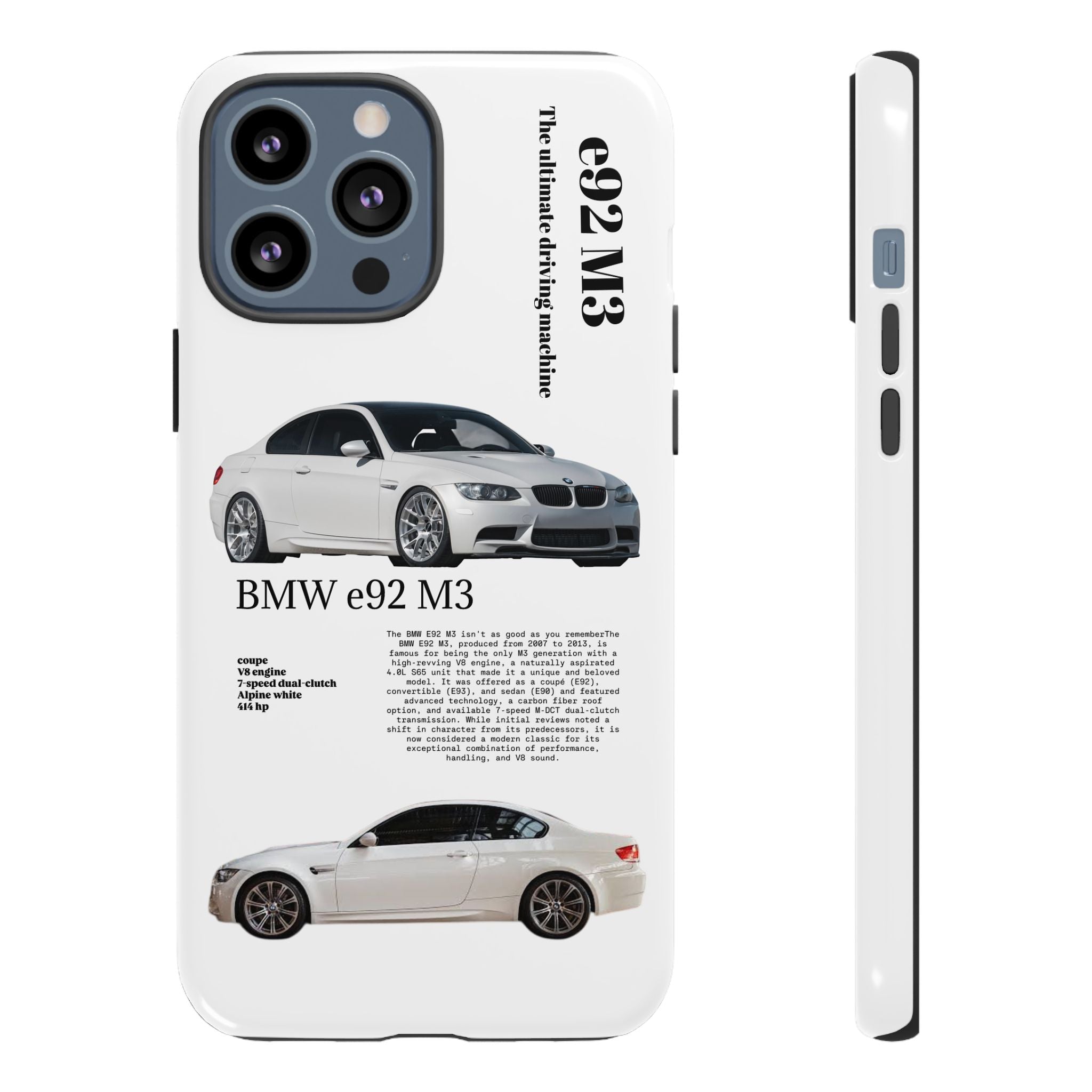 BMW e92 M3 phone case