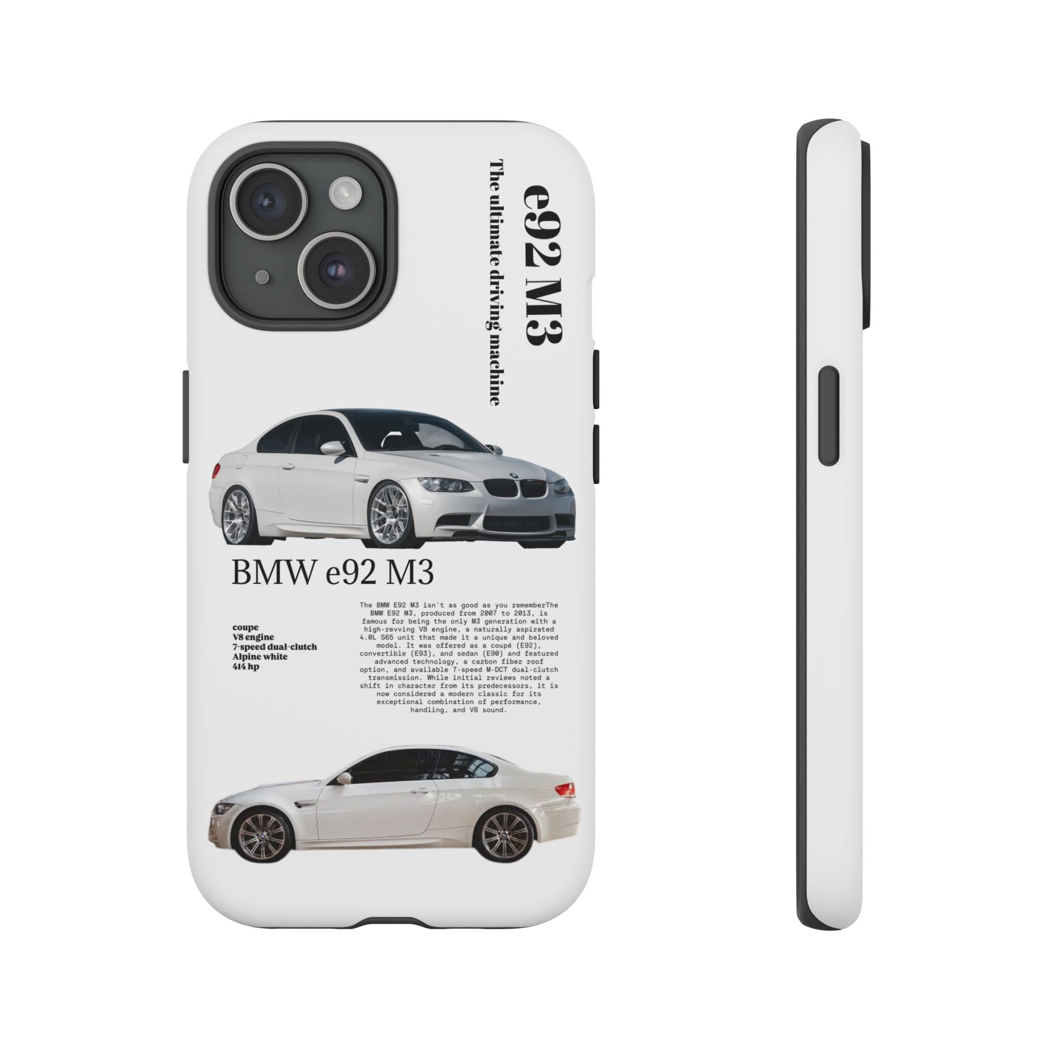BMW e92 M3 phone case