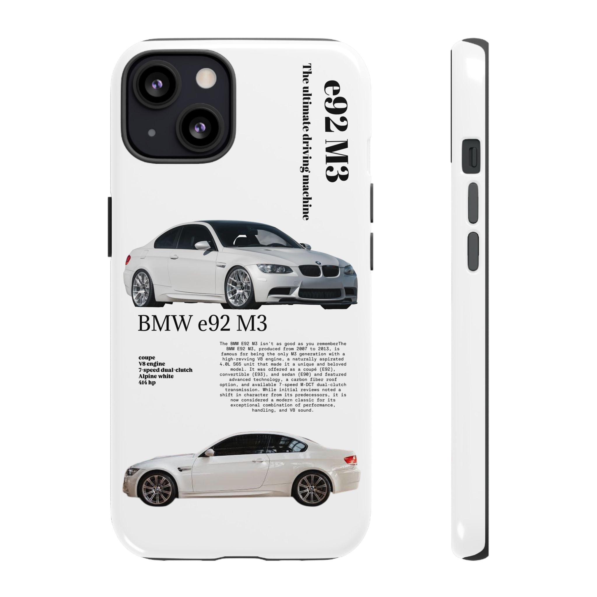 BMW e92 M3 phone case
