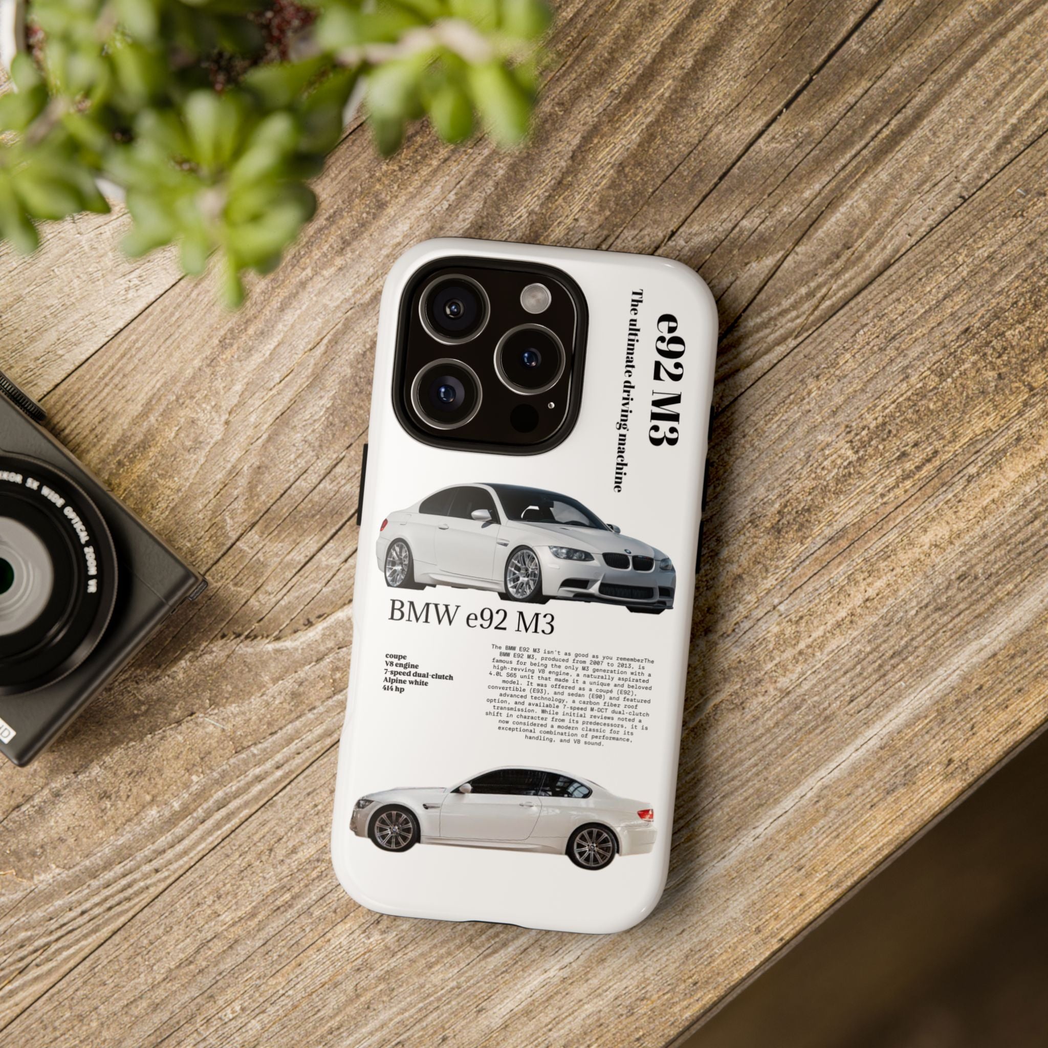 BMW e92 M3 phone case