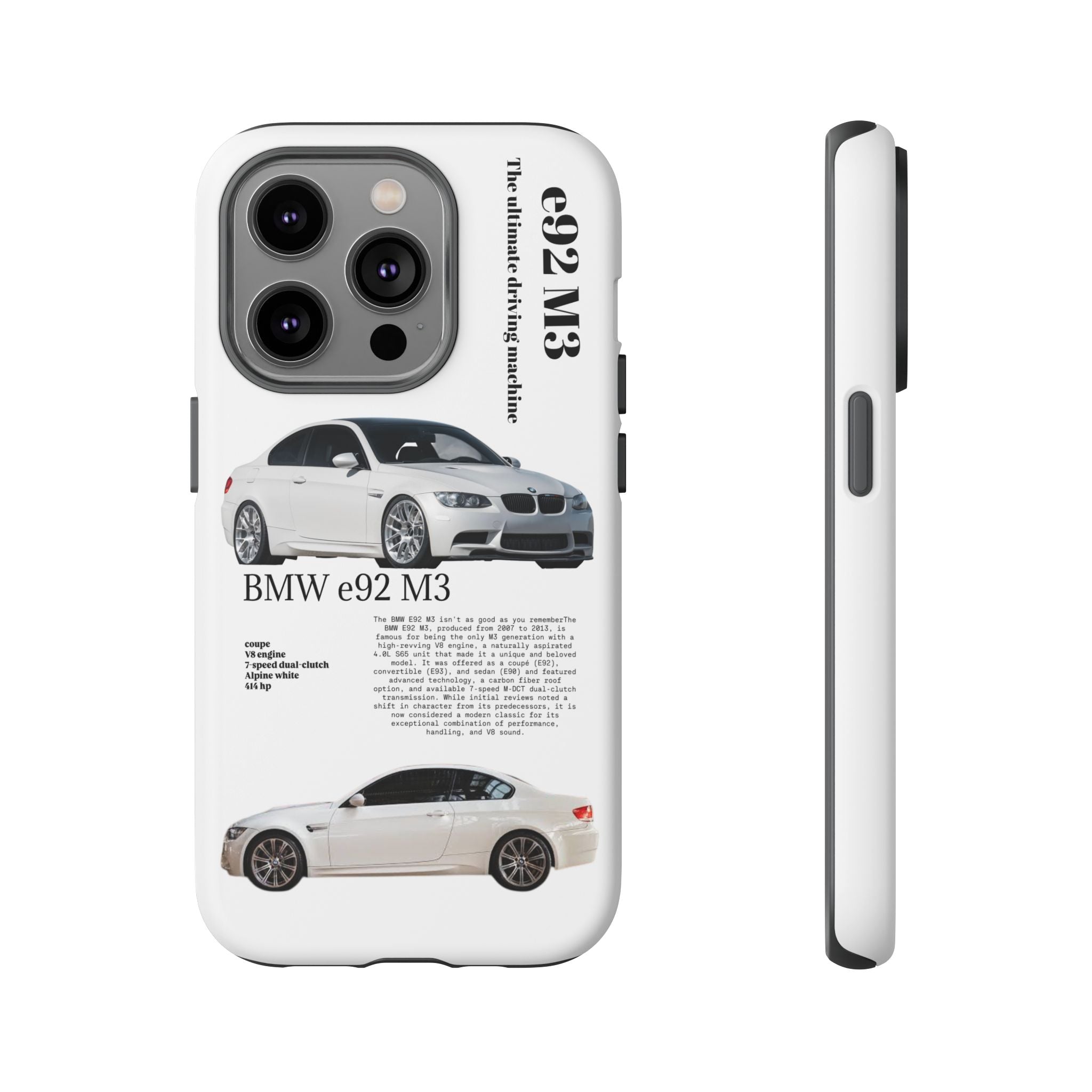 BMW e92 M3 phone case
