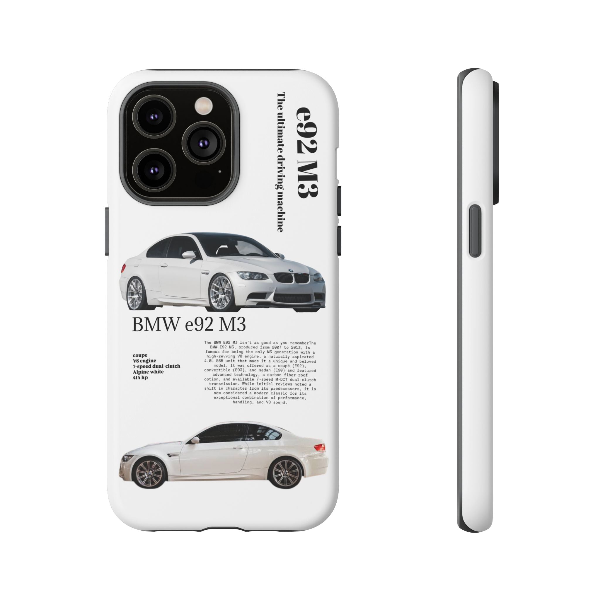 BMW e92 M3 phone case