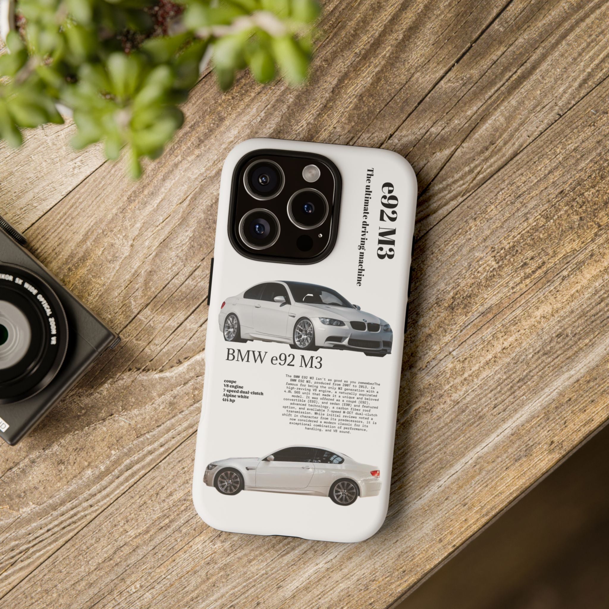 BMW e92 M3 phone case
