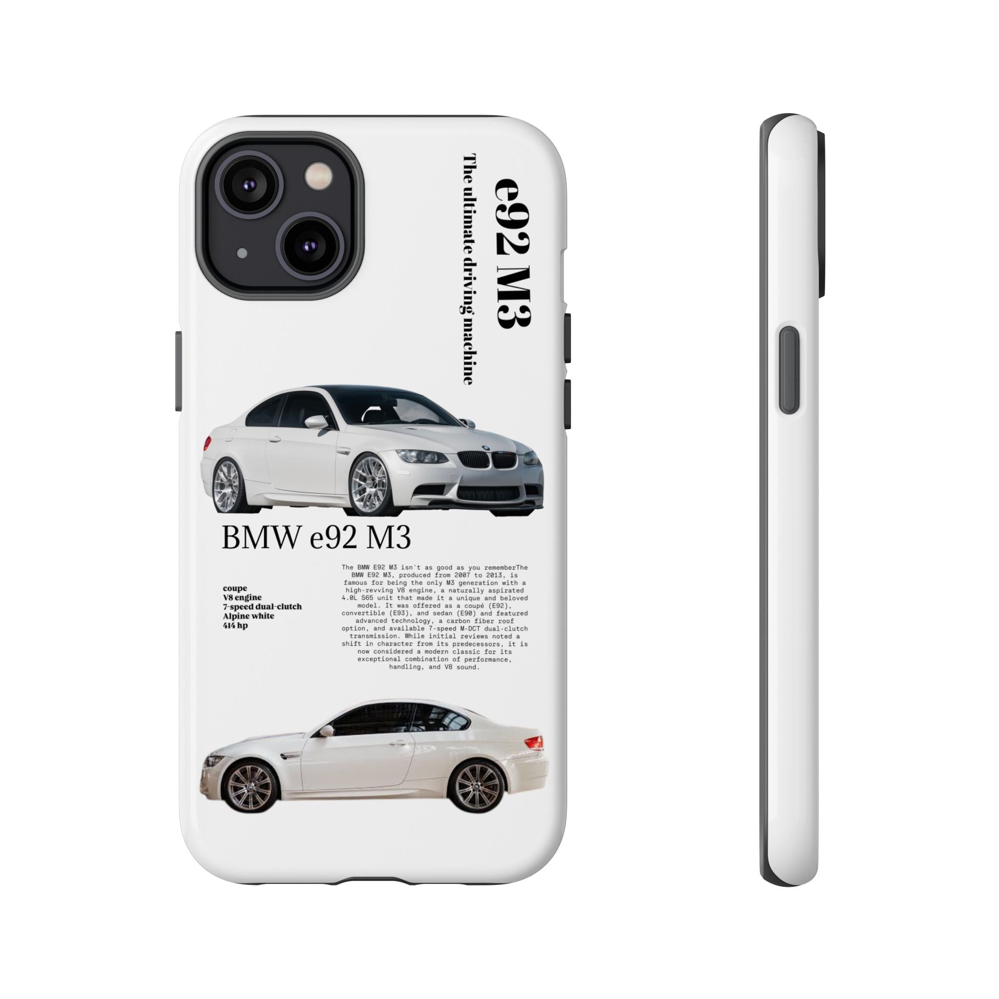 BMW e92 M3 phone case