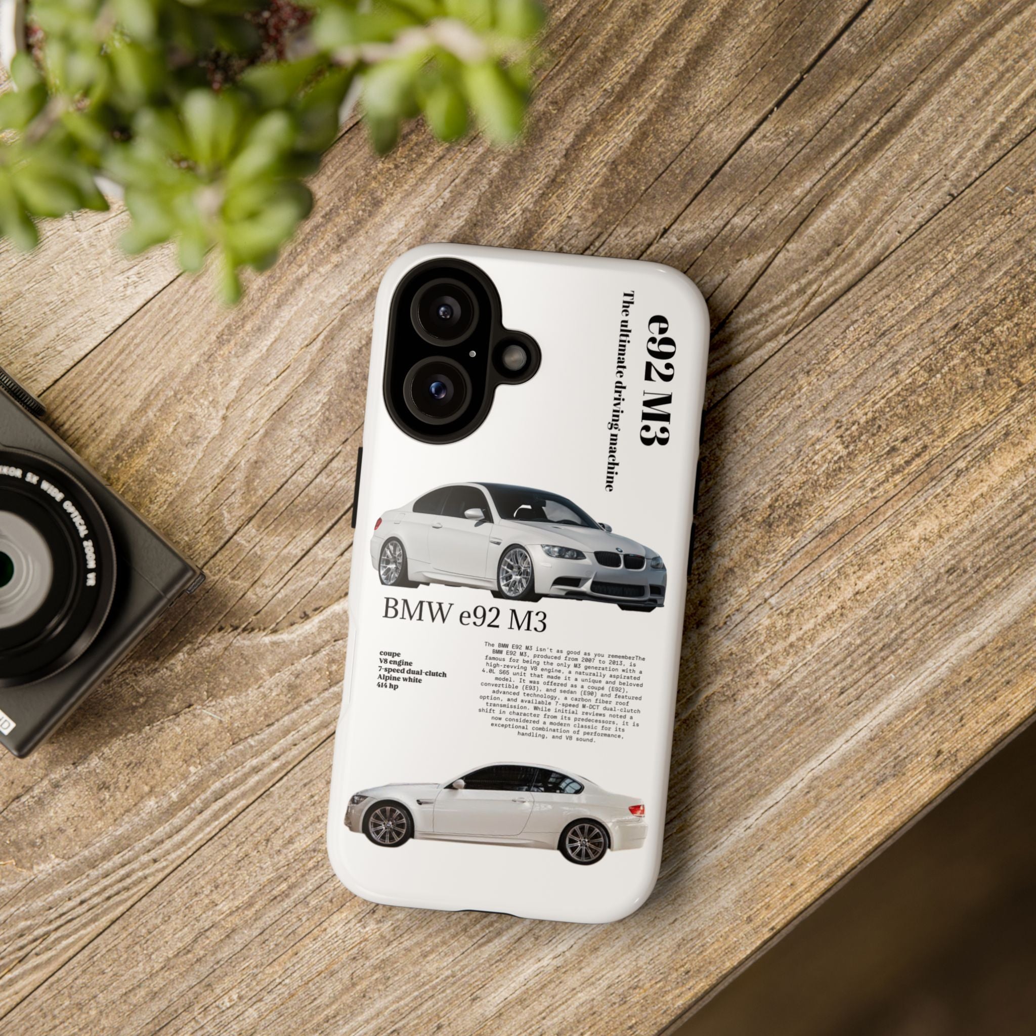 BMW e92 M3 phone case