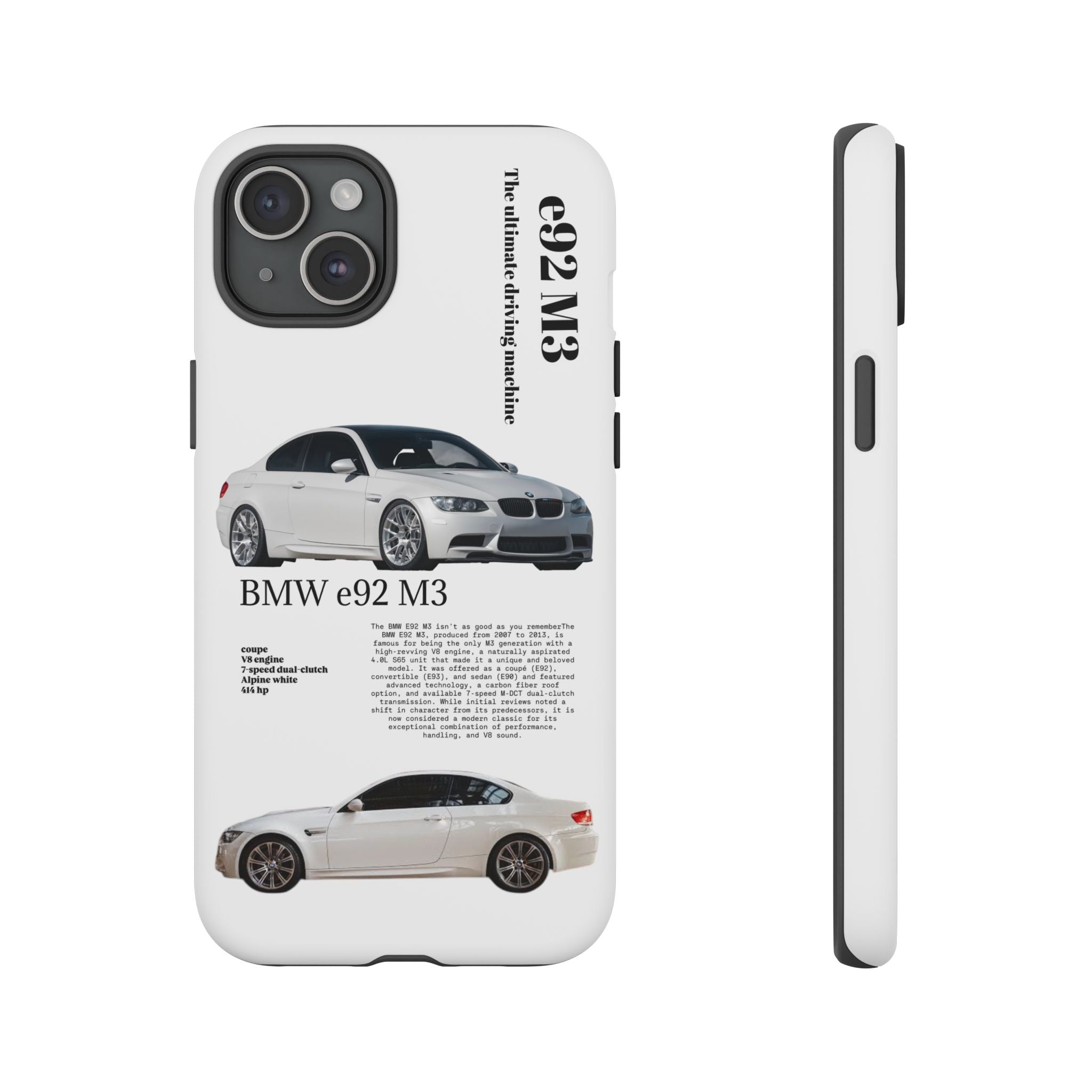 BMW e92 M3 phone case