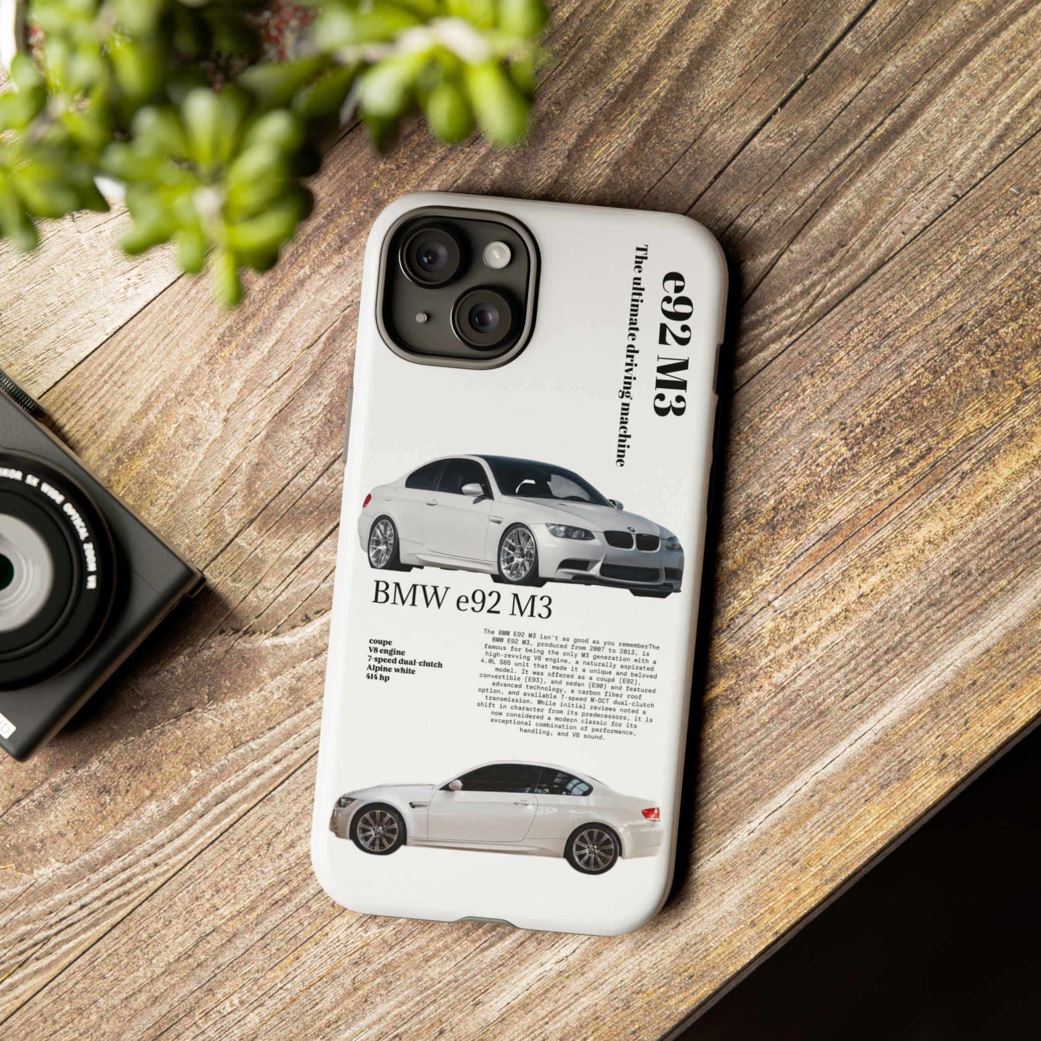 BMW e92 M3 phone case