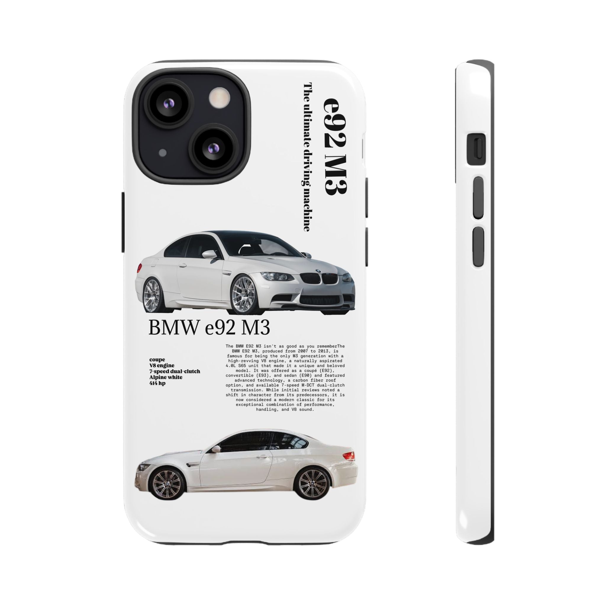 BMW e92 M3 phone case