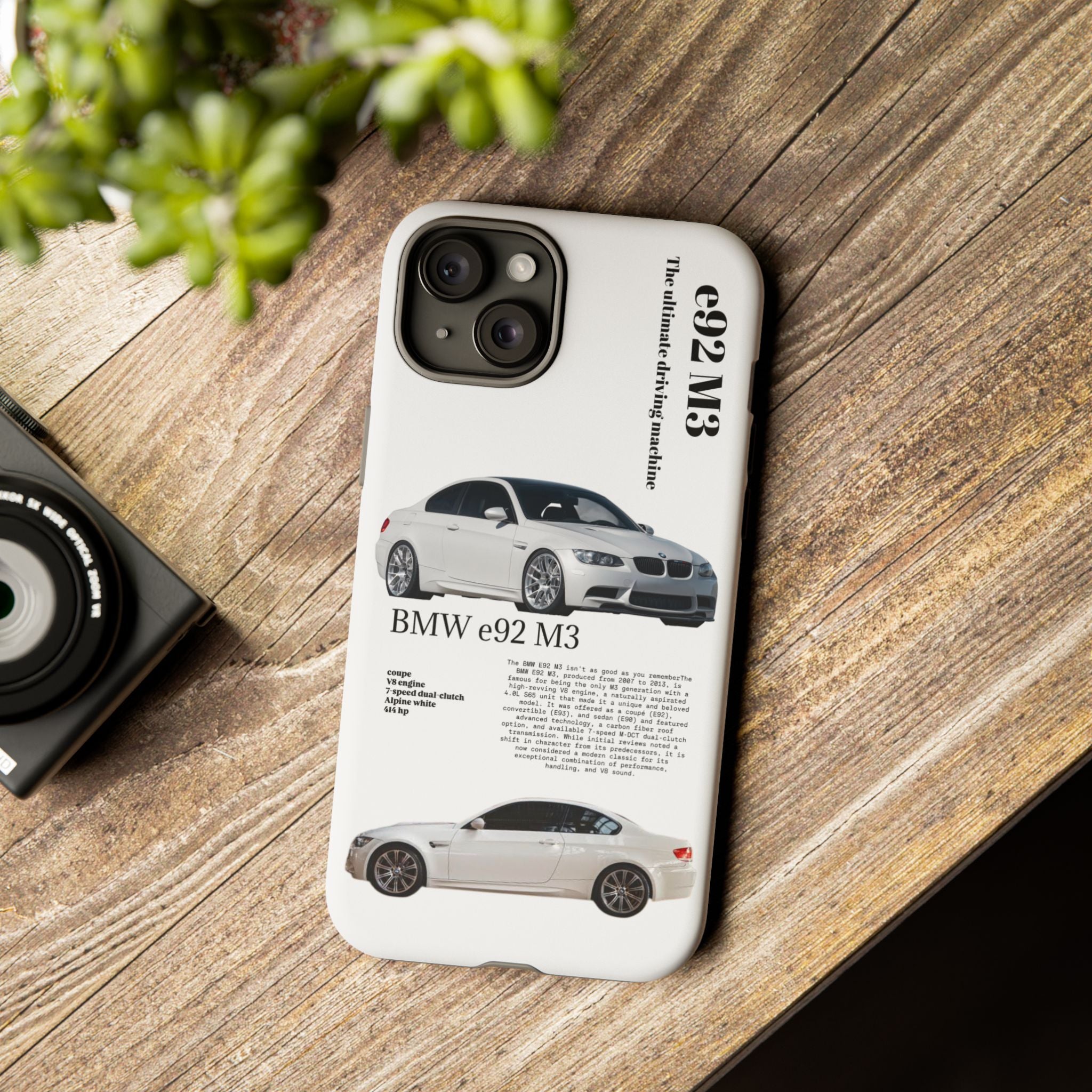 BMW e92 M3 phone case