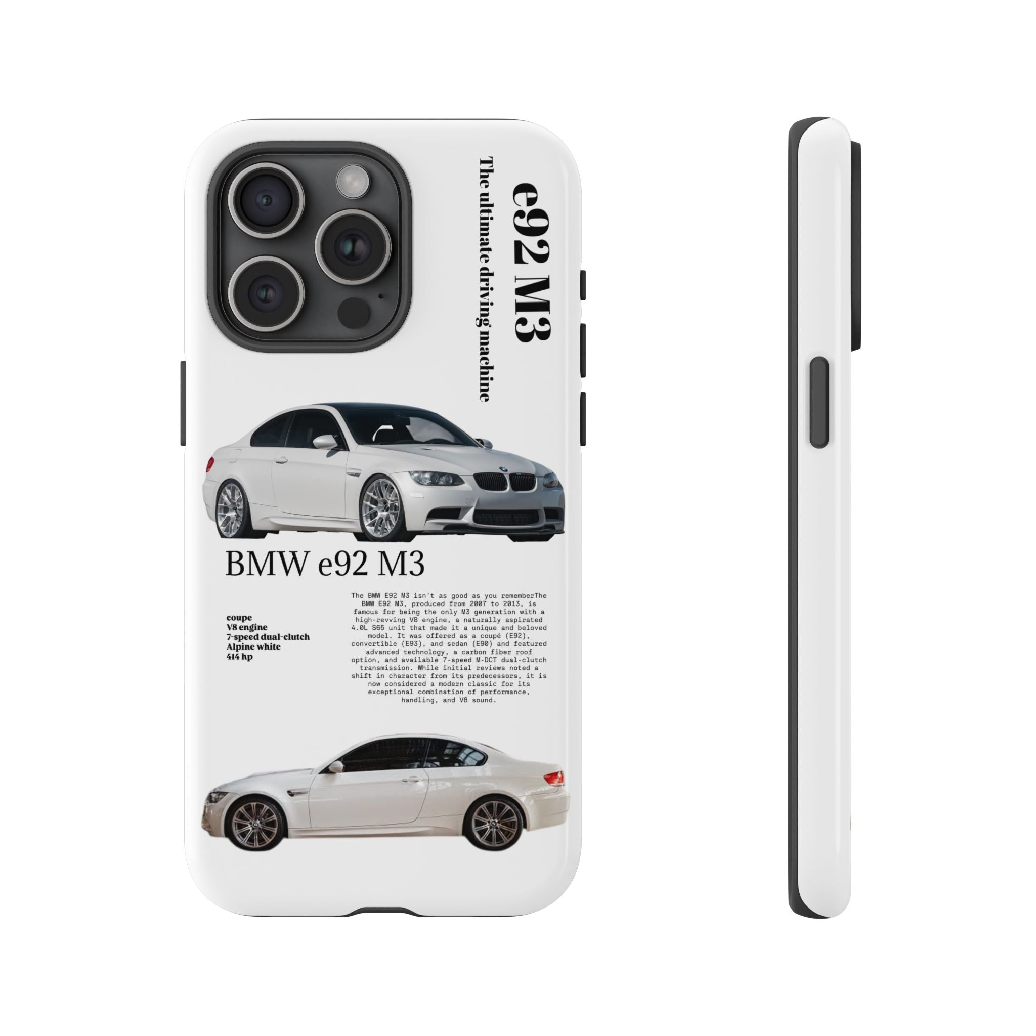 BMW e92 M3 phone case