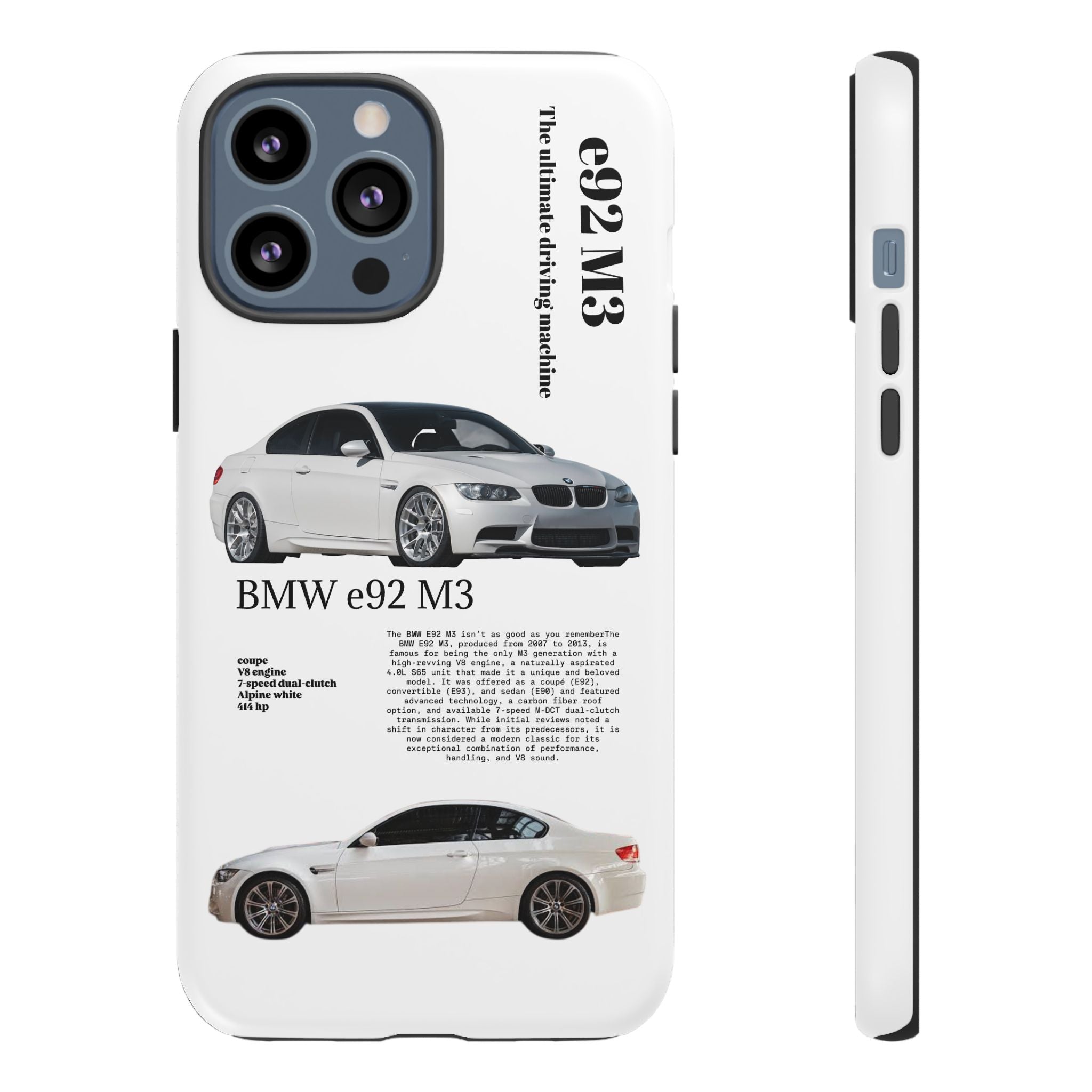BMW e92 M3 phone case