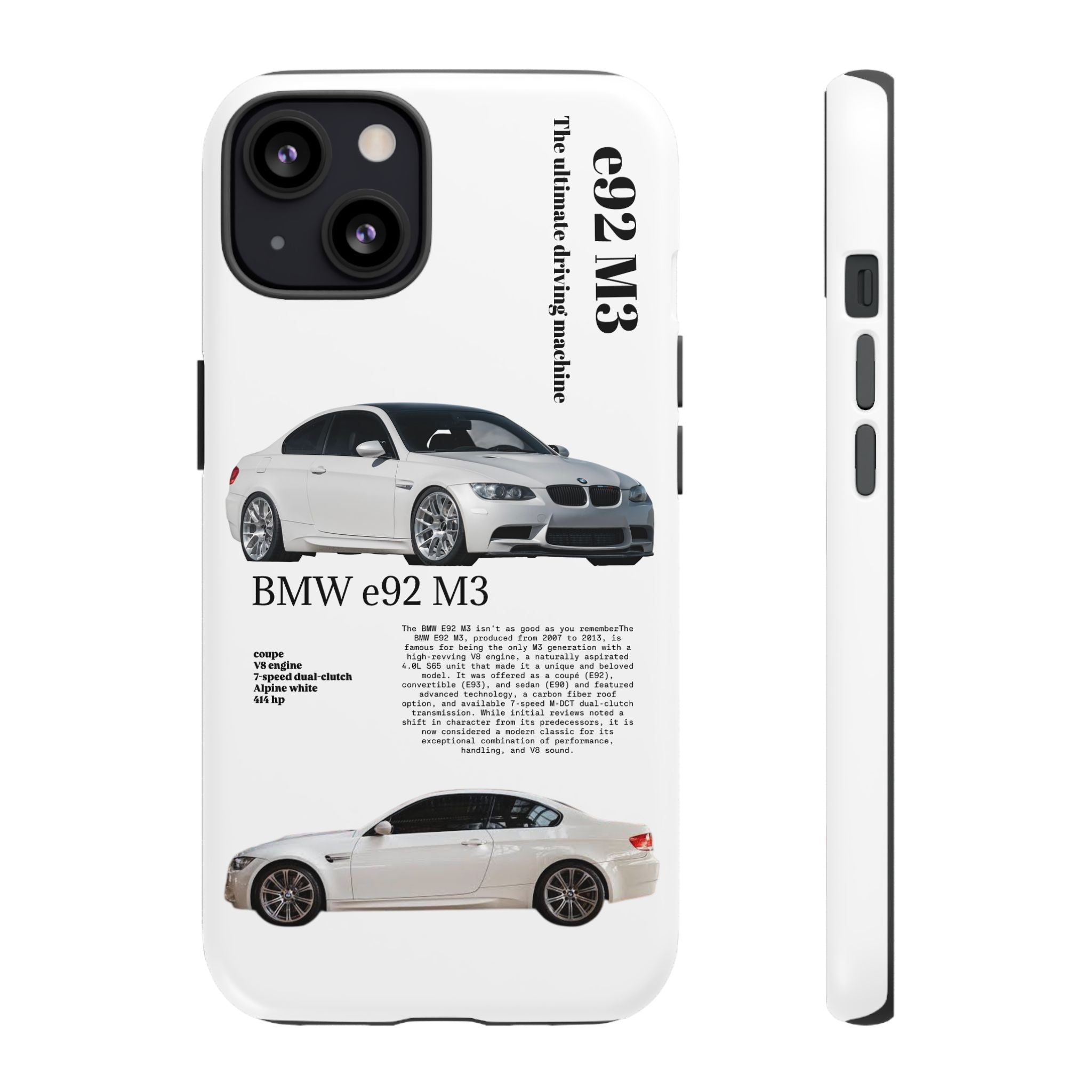 BMW e92 M3 phone case