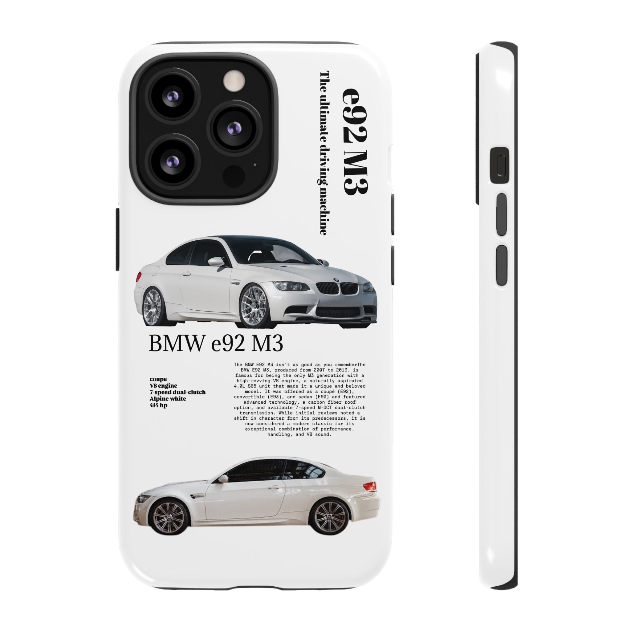 BMW e92 M3 phone case