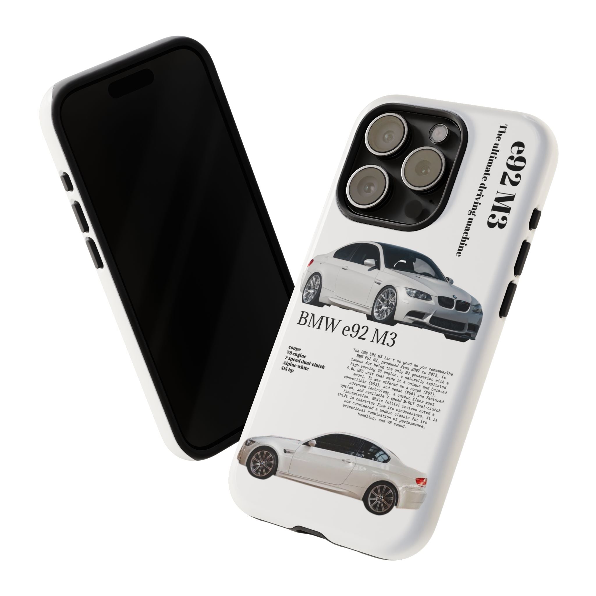 BMW e92 M3 phone case