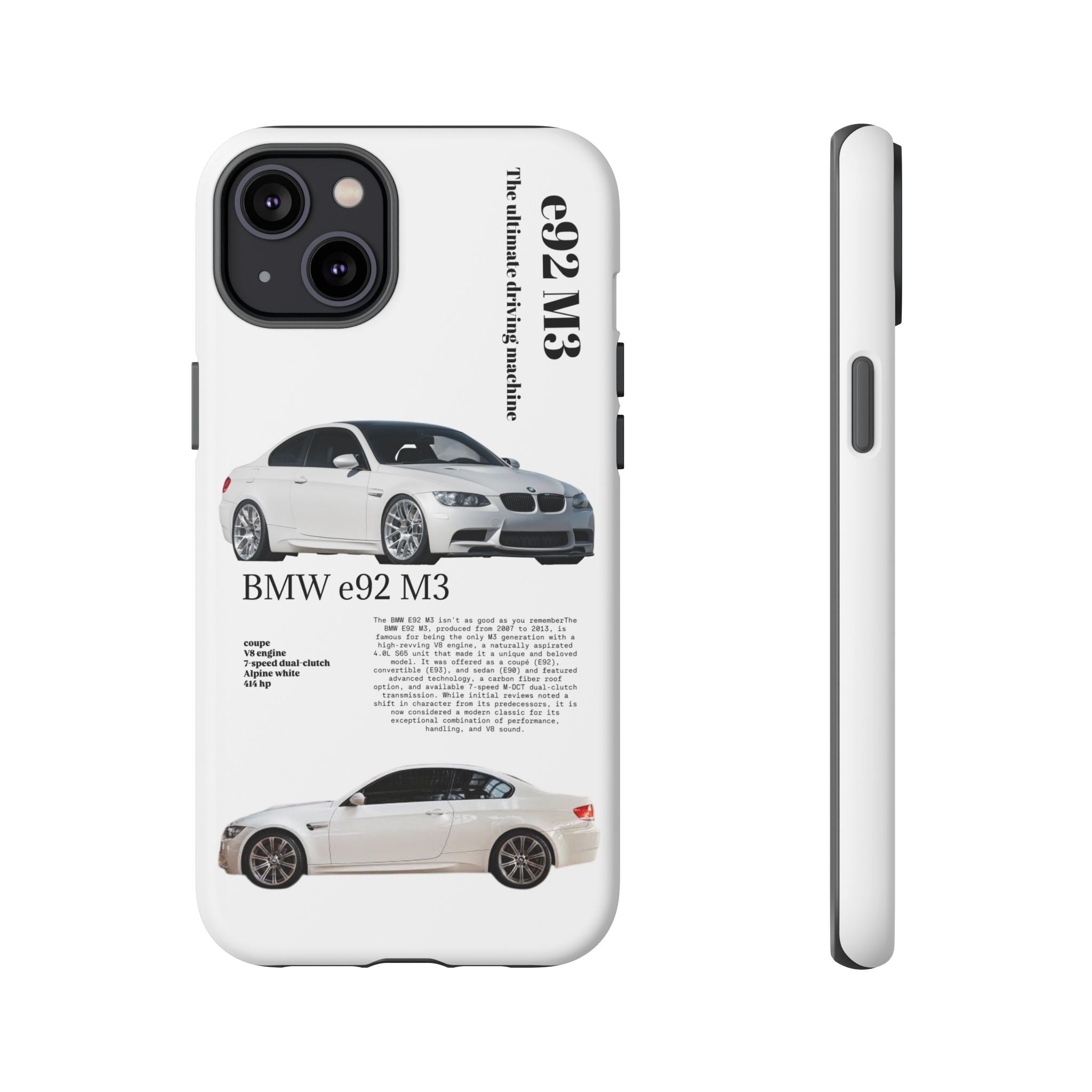 BMW e92 M3 phone case