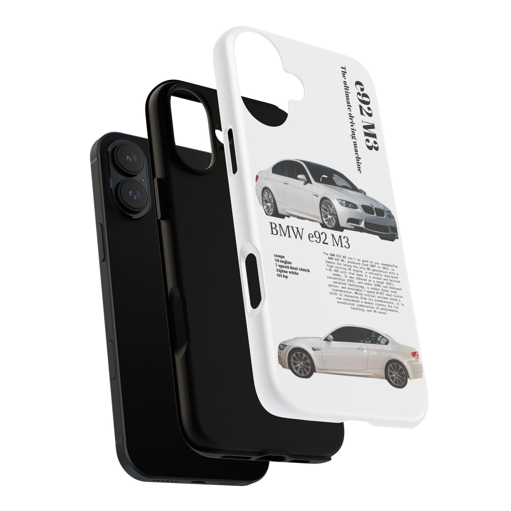 BMW e92 M3 phone case
