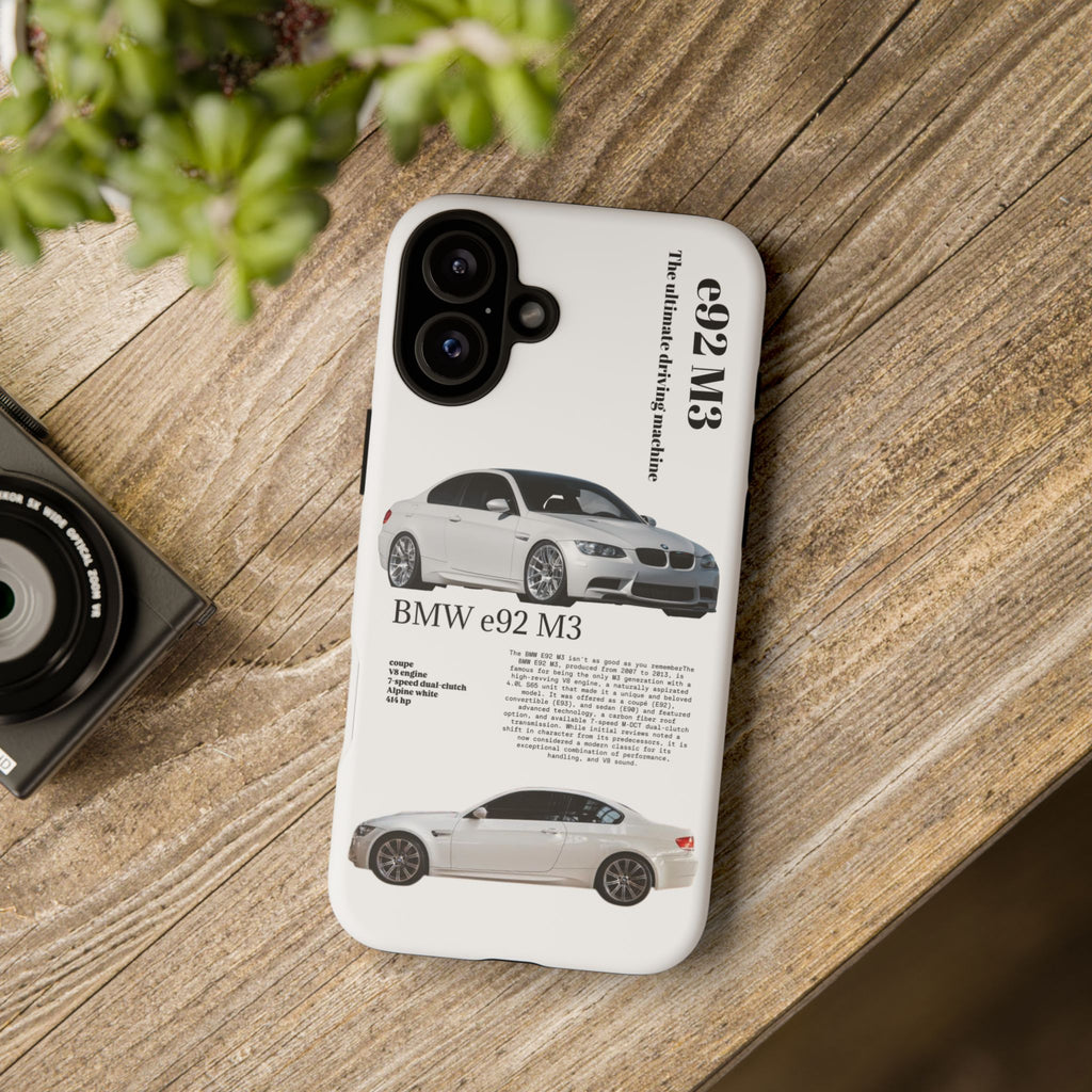 BMW e92 M3 phone case