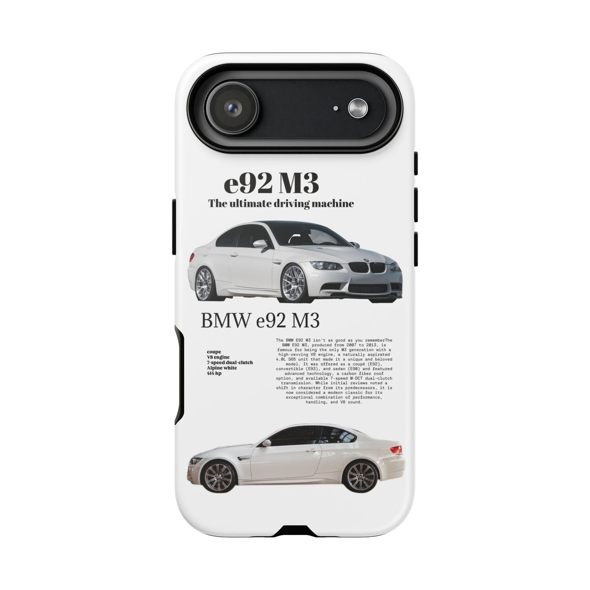 BMW e92 M3 phone case