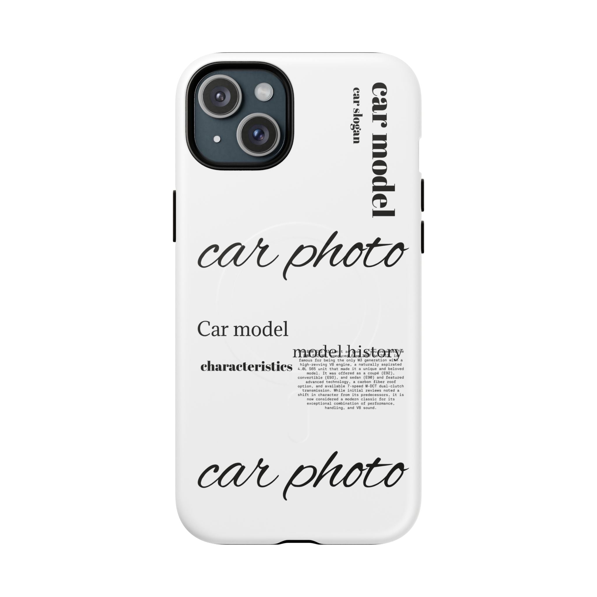 Custom car phone case