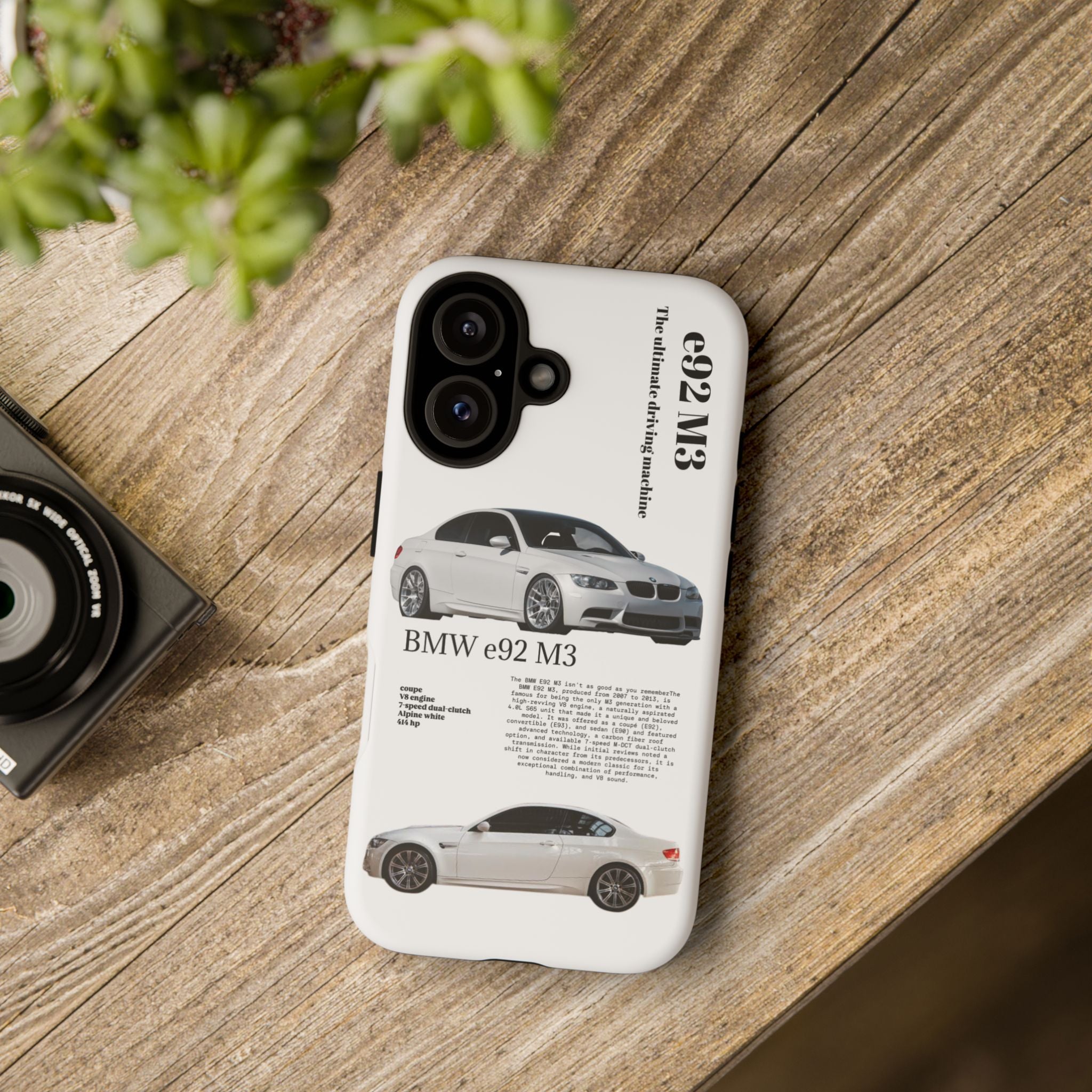 BMW e92 M3 phone case