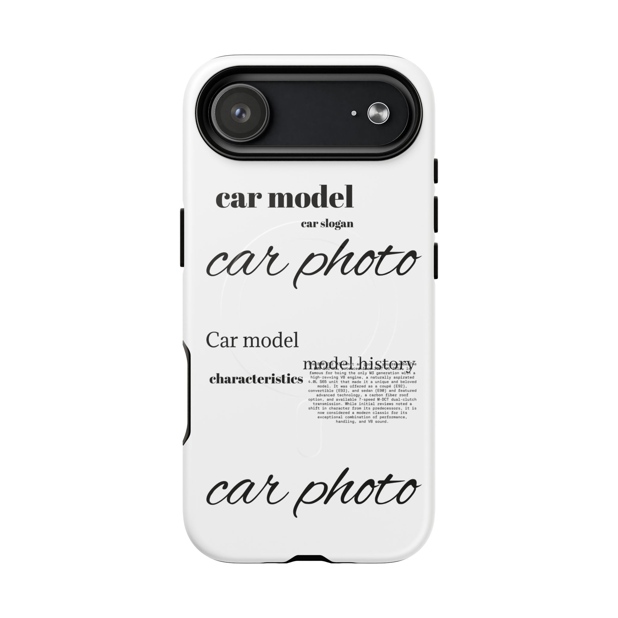 Custom car phone case