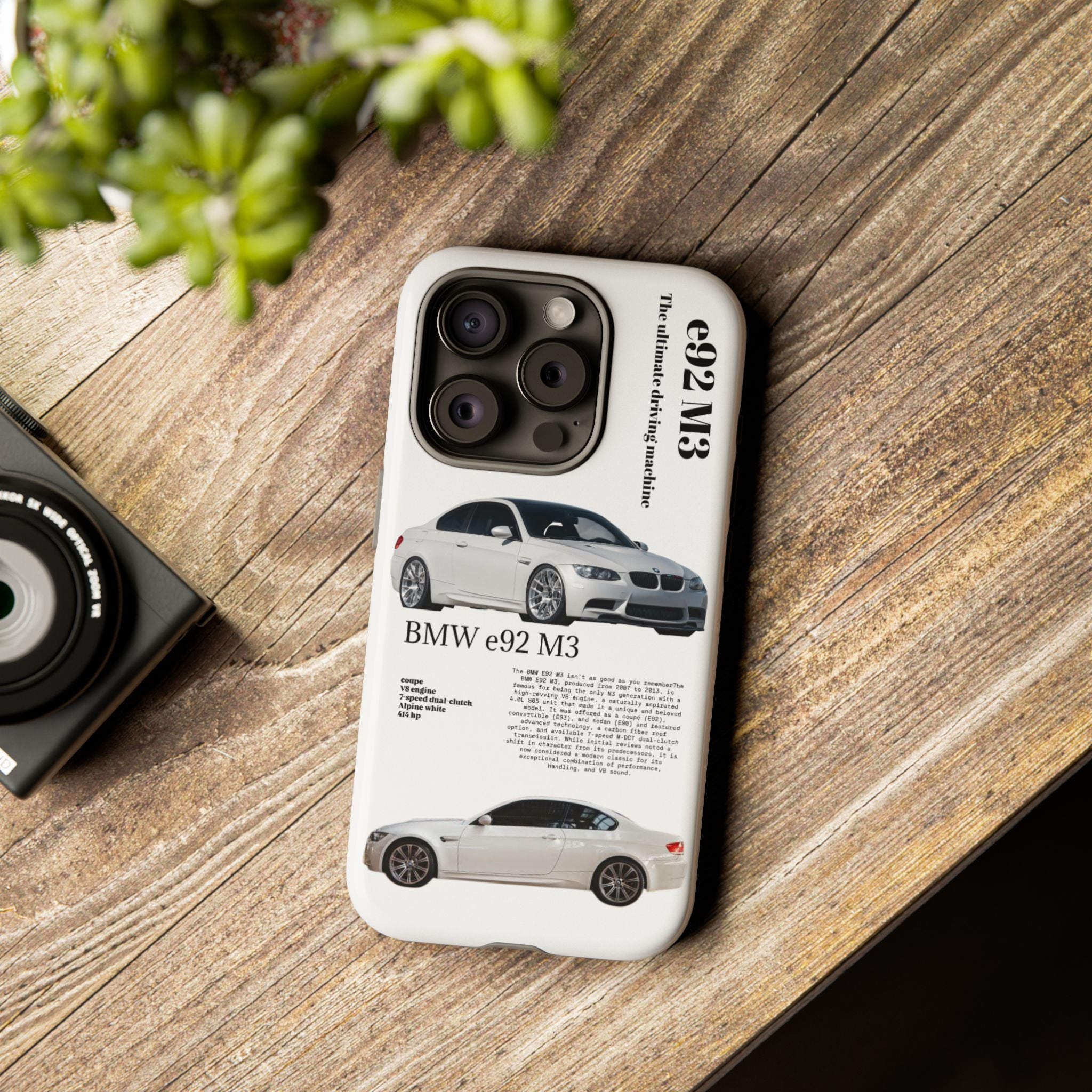 BMW e92 M3 phone case