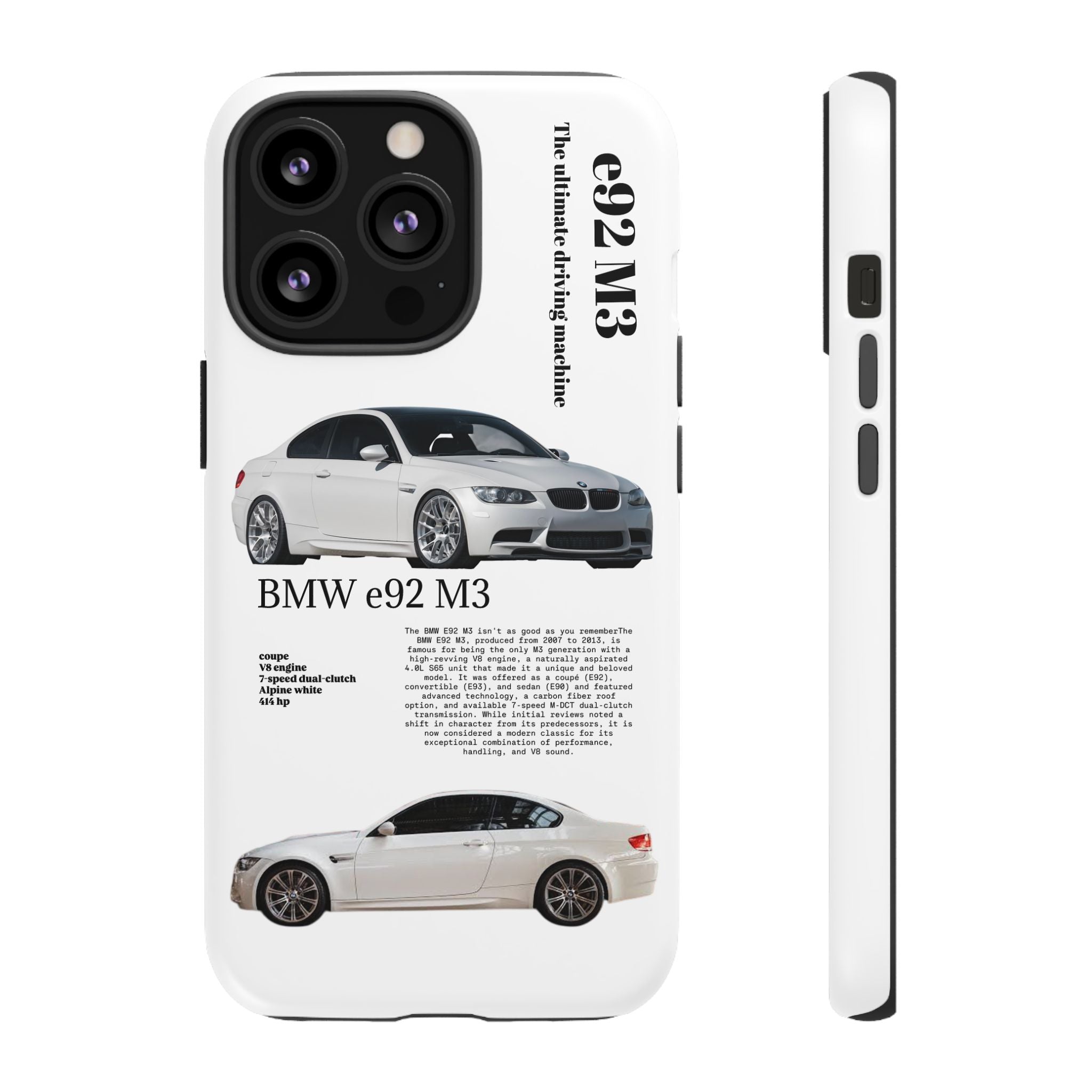 BMW e92 M3 phone case