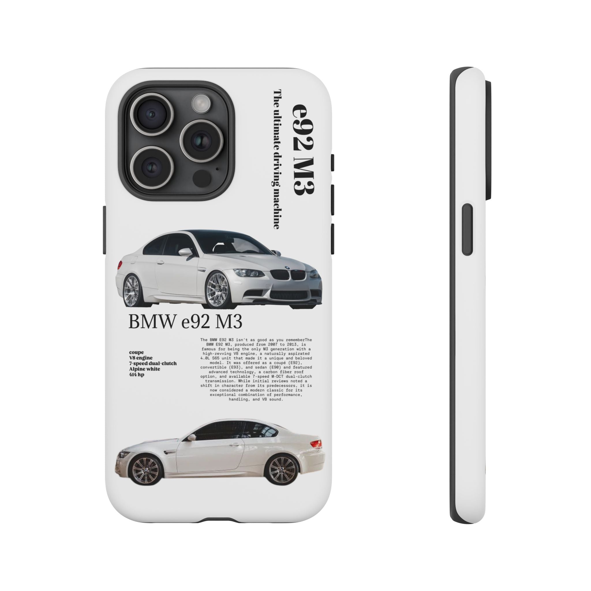 BMW e92 M3 phone case
